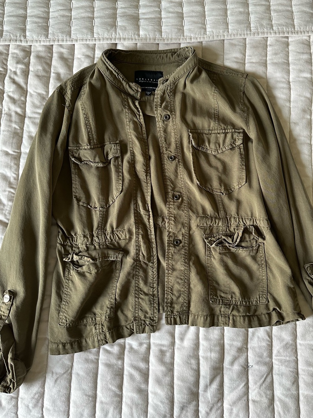 Sanctuary Olive Green Shirt Jacket